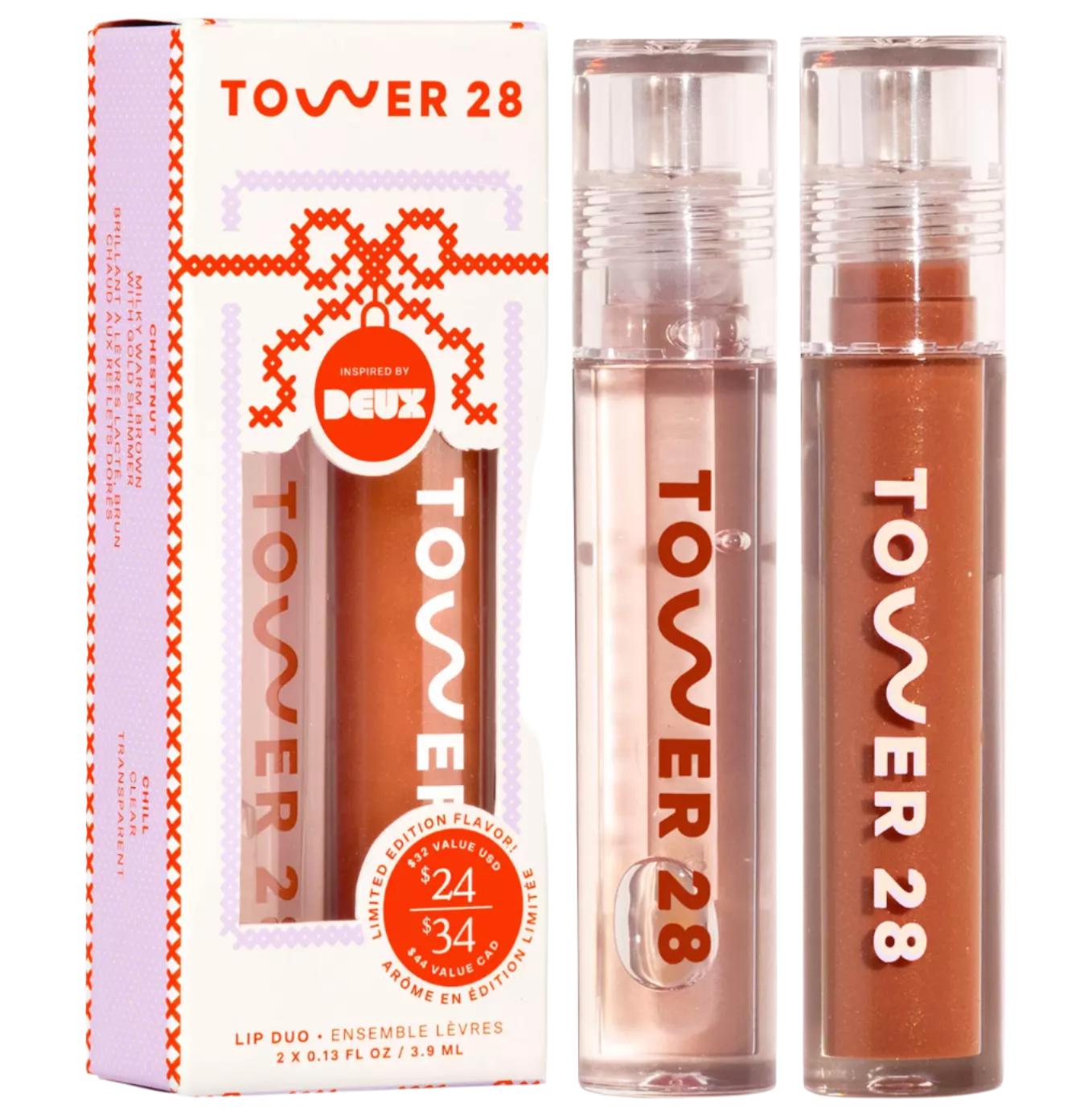 Lip Drip Duo, Cookie Butter Edition