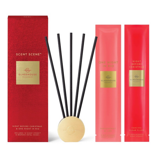 Scent Scene Duo Refillable Diffuser - Night Before Christmas & One Night in Rio